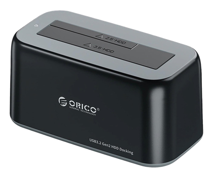 Stacja dokująca dla dysków Orico Stacja dokująca dysk 2,5"/3,5" SATA HDD/SSD - czarna